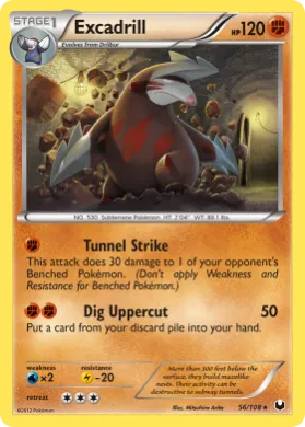 Excadrill (DEX 56) Dark Explorers