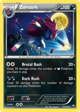 Zoroark (DEX 71) Dark Explorers
