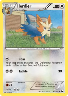 Herdier (DEX 87) Dark Explorers