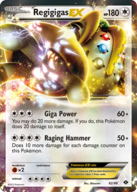 Regigigas-EX (NXD 82) Next Destinies