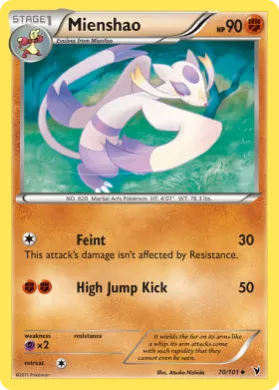Mienshao (NVI 70) Noble Victories