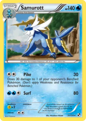 Samurott (BLW 31) Black & White