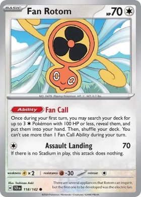 Fan Rotom (SCR 118) Stellar Crown
