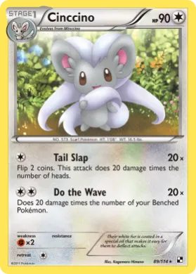Cinccino (BLW 89) Black & White