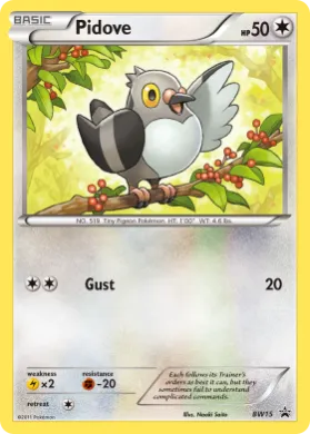 Pidove (PR-BLW BW15) BW Black Star Promos