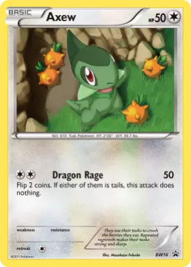 Axew (PR-BLW BW16) BW Black Star Promos