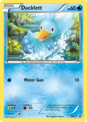 Ducklett (PR-BLW BW17) BW Black Star Promos