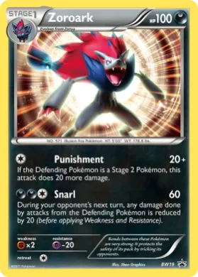 Zoroark (PR-BLW BW19) BW Black Star Promos