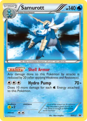 Samurott (PR-BLW BW22) BW Black Star Promos