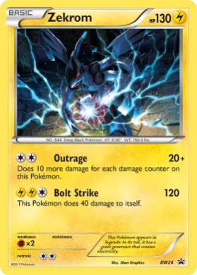 Zekrom (PR-BLW BW24) BW Black Star Promos