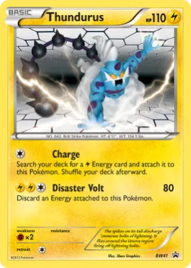 Thundurus (PR-BLW BW41) BW Black Star Promos