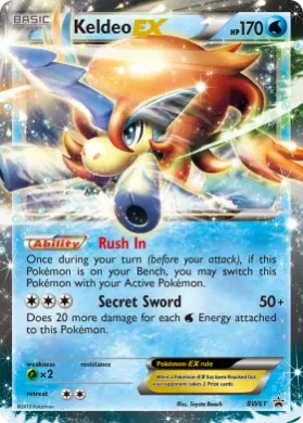 Keldeo-EX (PR-BLW BW61) BW Black Star Promos