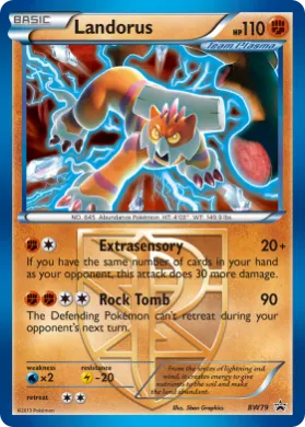 Landorus (PR-BLW BW79) BW Black Star Promos
