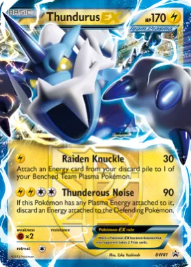 Thundurus-EX (PR-BLW BW81) BW Black Star Promos