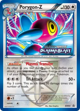 Porygon-Z (PR-BLW BW84) BW Black Star Promos