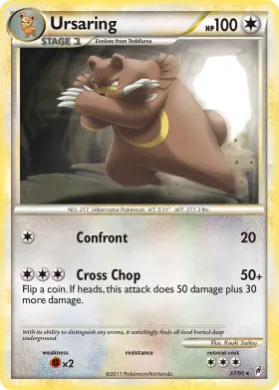 Ursaring (CL 37) Call of Legends