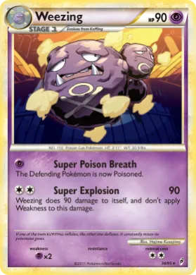 Weezing (CL 38) Call of Legends