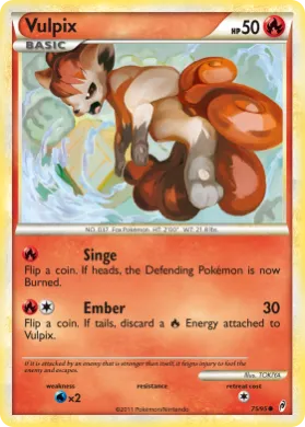 Vulpix (CL 75) Call of Legends