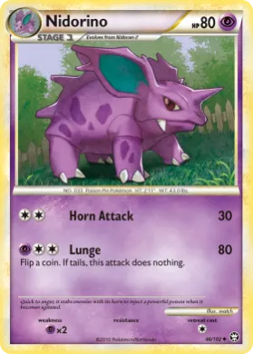Nidorino (TM 46) HS—Triumphant