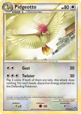 Pidgeotto (TM 47) HS—Triumphant