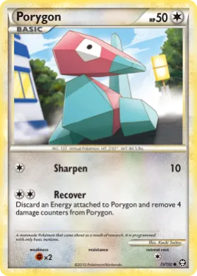Porygon (TM 73) HS—Triumphant