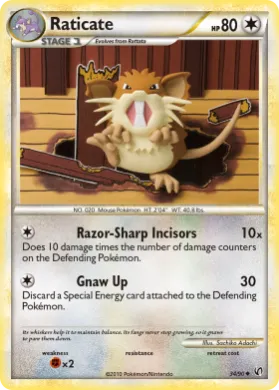 Raticate (UD 34) HS—Undaunted