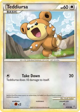 Teddiursa (UL 65) HS—Unleashed