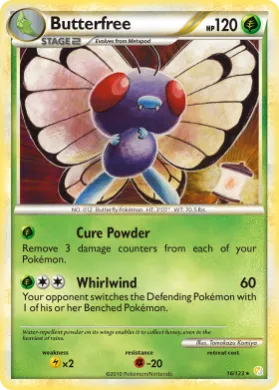 Butterfree (HS 16) HeartGold & SoulSilver