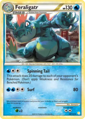 Feraligatr (HS 20) HeartGold & SoulSilver