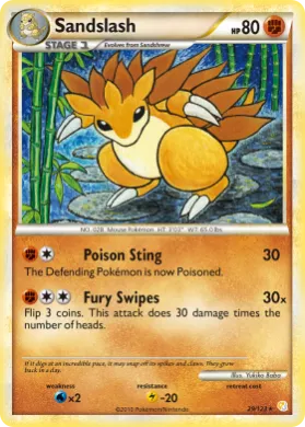 Sandslash (HS 29) HeartGold & SoulSilver