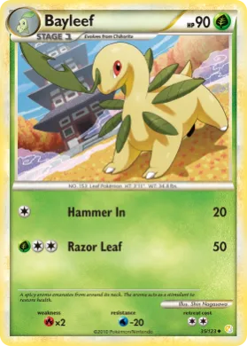 Bayleef (HS 35) HeartGold & SoulSilver