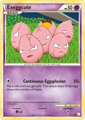 Exeggcute (HS 63) HeartGold & SoulSilver