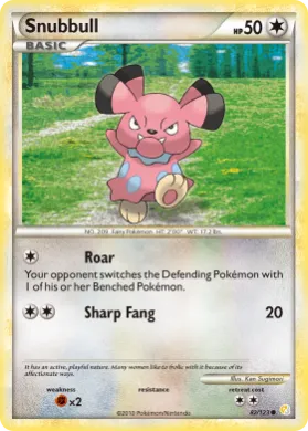 Snubbull (HS 82) HeartGold & SoulSilver