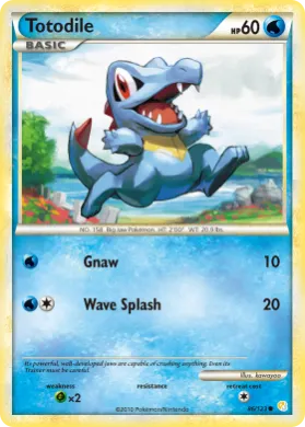 Totodile (HS 86) HeartGold & SoulSilver