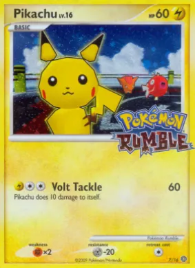 Pikachu ( 7) Pokémon Rumble