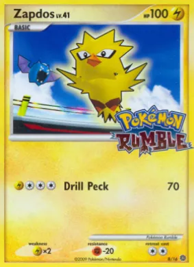 Zapdos ( 8) Pokémon Rumble