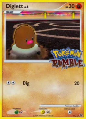 Diglett ( 11) Pokémon Rumble