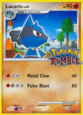 Lucario ( 12) Pokémon Rumble