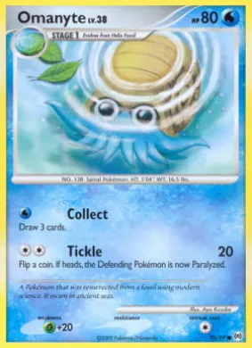 Omanyte (AR 70) Arceus