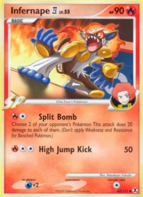Infernape E4 (RR 43) Rising Rivals
