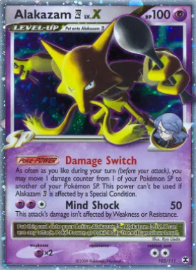 Alakazam E4 LV.X (RR 103) Rising Rivals