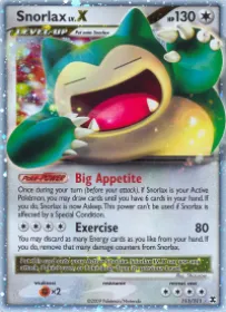 Snorlax LV.X (RR 111) Rising Rivals