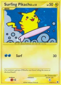 Surfing Pikachu (RR 114) Rising Rivals