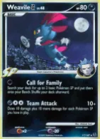 Weavile G (PL 17) Platinum