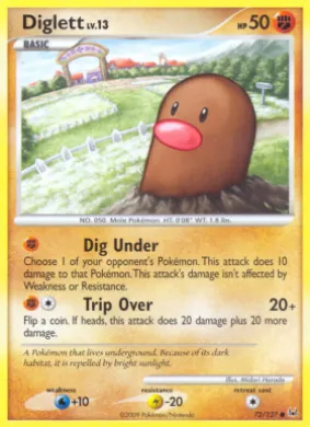 Diglett (PL 72) Platinum