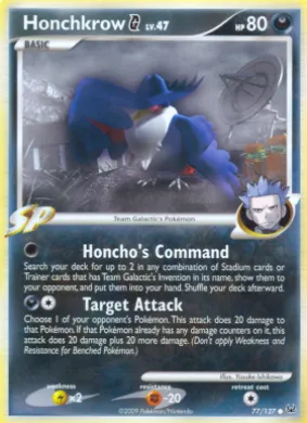Honchkrow G (PL 77) Platinum