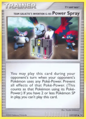 Team Galactic's Invention G-103 Power Spray (PL 117) Platinum