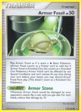 Armor Fossil (PL 119) Platinum