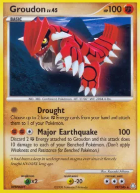 Groudon (LA 29) Legends Awakened