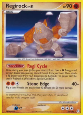 Regirock (LA 38) Legends Awakened